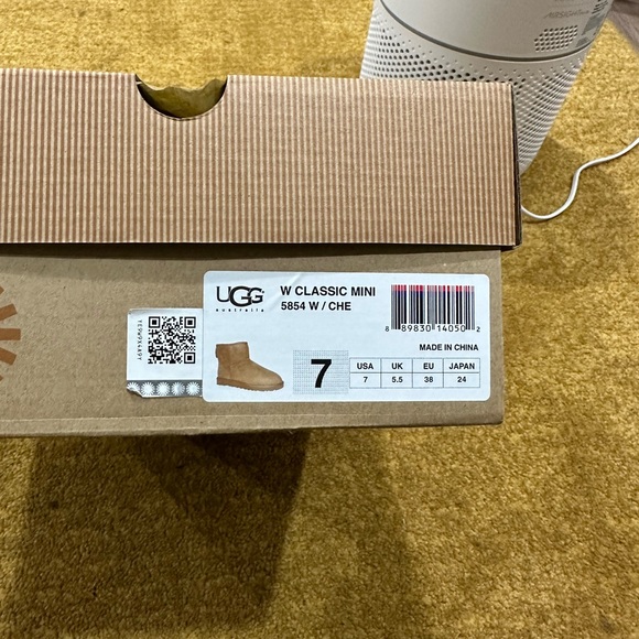 Ugg classic mini boots chestnut - Picture 3 of 5